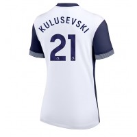 Camiseta Tottenham Hotspur Dejan Kulusevski #21 Primera Equipación Replica 2024-25 para mujer mangas cortas